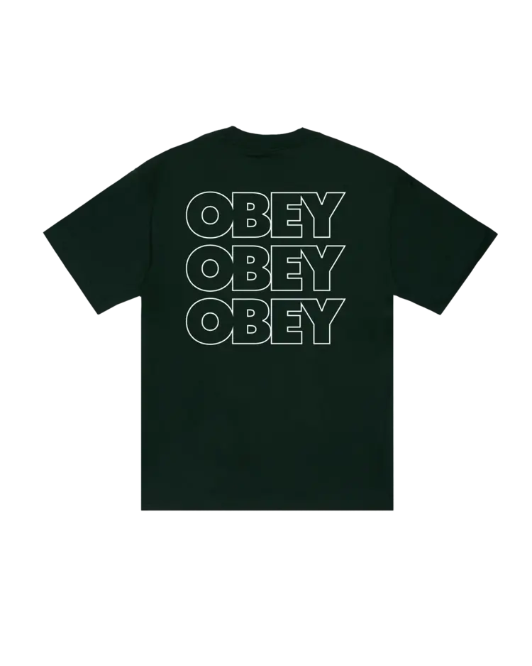 Obey MEN'S OBEY TREBLE HEAVYWEIGHT T-SHIRT