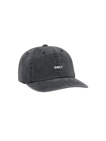 Obey MEN'S PIGMENT OBEY BOLD 6 PANEL STRAPBACK PIGMENT BLACK