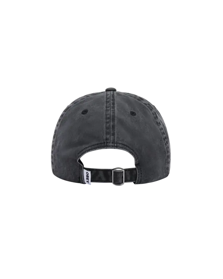 Obey MEN'S PIGMENT OUTLINE DELTA 6 PANEL STRAPBACK