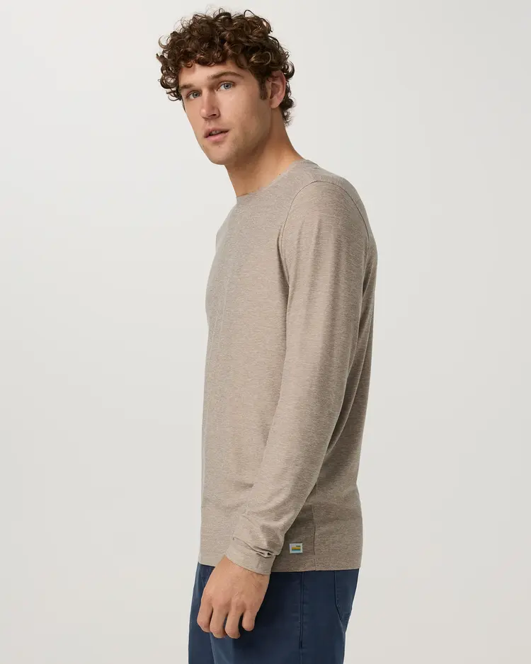 Vuori HOMMES LONG SLEEVE STRATO TECH TEE