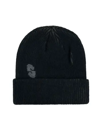 Souvenir HOMMES TUQUE TWO TONE RIB BLACK