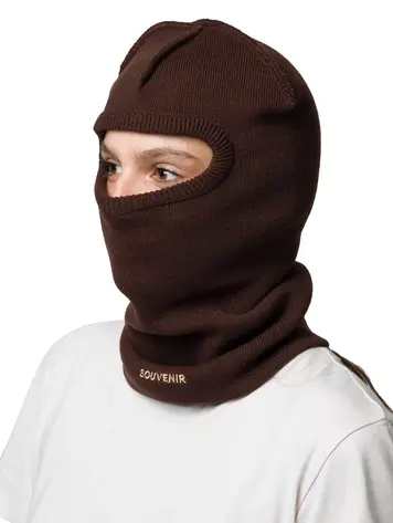 Souvenir MEN'S PRINTED BURGLAR MASK CHOCOLATE