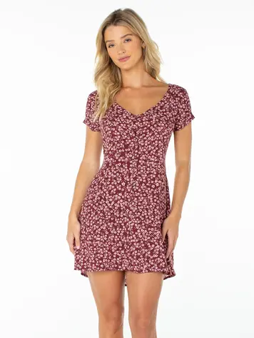 Roxy FEMMES COOL BREEZE MINI DRESS PORT MARGARITA DITSY