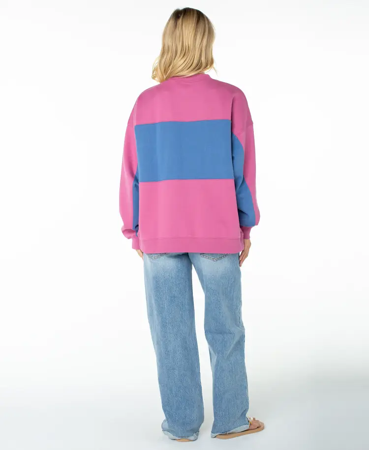 Roxy WOMEN'S LINEUP COLORBLOCK CREW