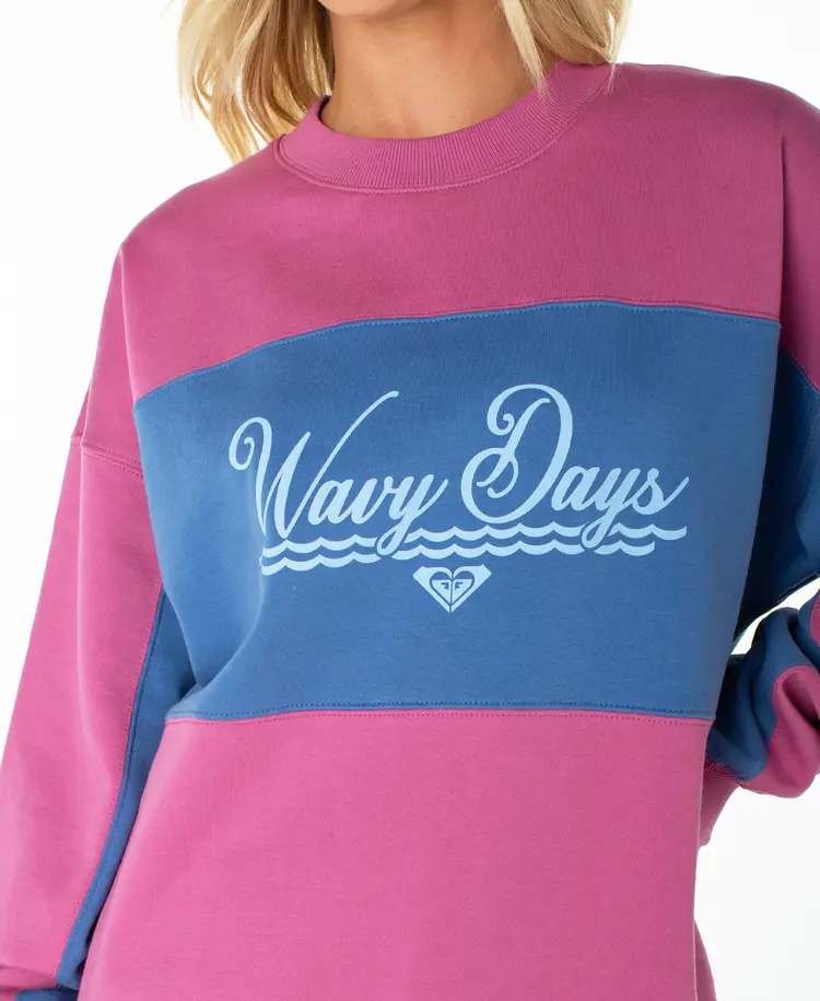 Roxy FEMMES LINEUP COLORBLOCK CREW