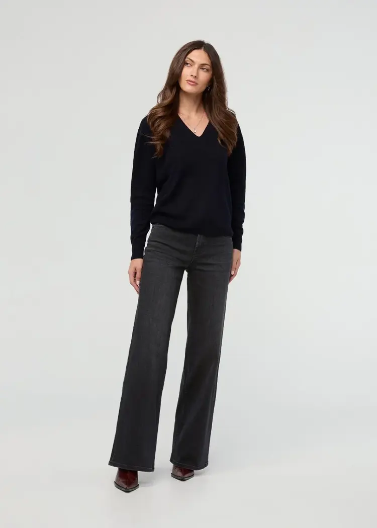 Du/er WOMEN'S PERFORMANCE DENIM+ HIGH RISE WIDE LEG