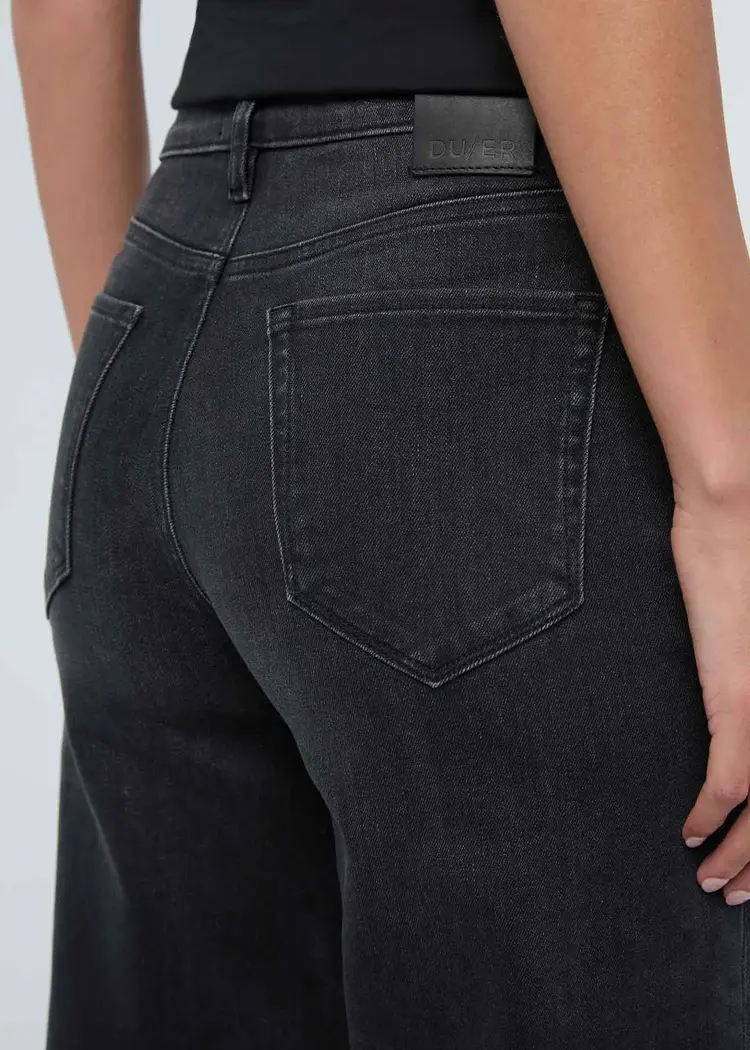 Du/er WOMEN'S PERFORMANCE DENIM+ HIGH RISE WIDE LEG