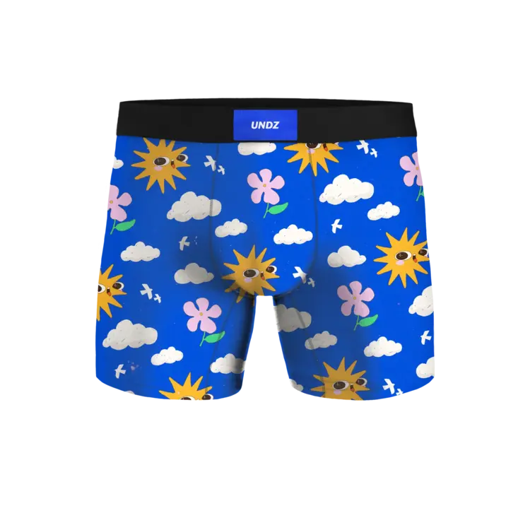 Undz MEN'S CLASSIC BOXER CLOUDY SUNSHINE