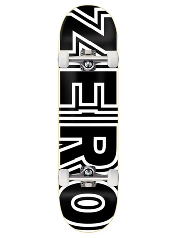 Zero skateboards BOLD COMPLETE SKATEBOARD BLACK DIPPED 8.25"