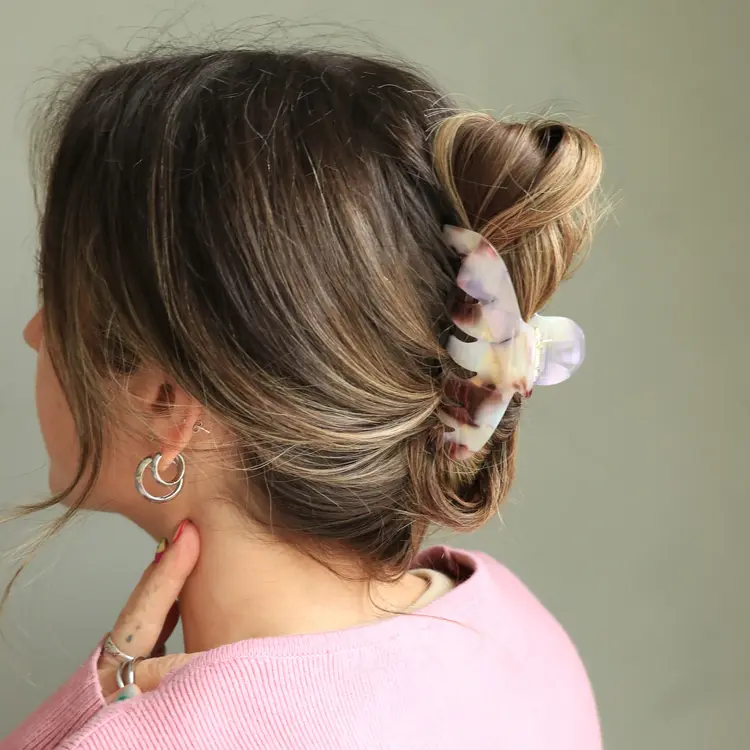 Horace FEMMES PINCE À CHEVEUX LA AGATHA NACRÉ VIOLET