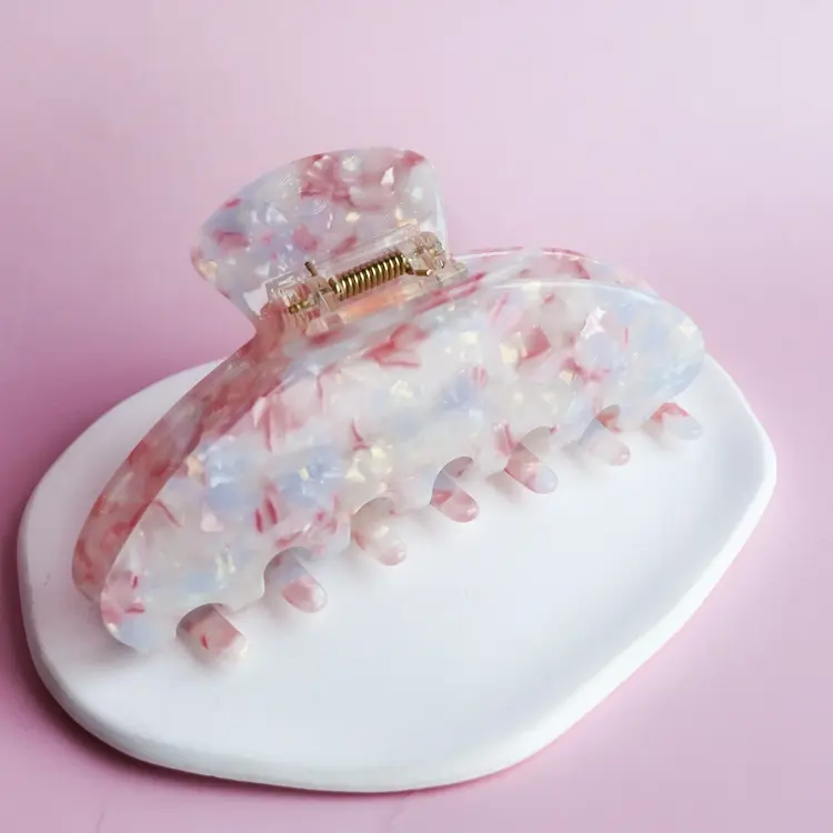 Horace WOMEN'S THE XL HAIR CLIP PEARLY PINK