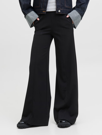 JJXX WOMEN'S IDA NANCY WIDE FIT PANTS BLACK