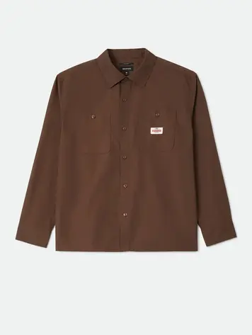 Brixton MEN'S TRADEMARK SHIRT WALNUT BROWN