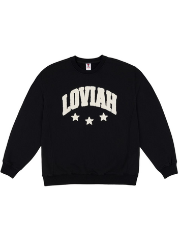 LOVIAH HOMMES 3 STAR CREWNECK BLACK