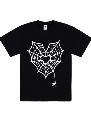 LOVIAH MEN'S SPIDERMAN T-SHIRT BLACK
