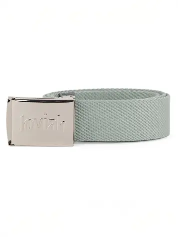 LOVIAH HOMMES CHROME WEBBING BELT STEEL