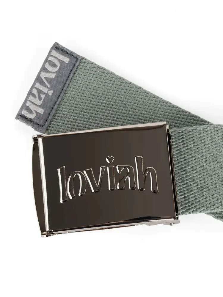 LOVIAH HOMMES CHROME WEBBING BELT