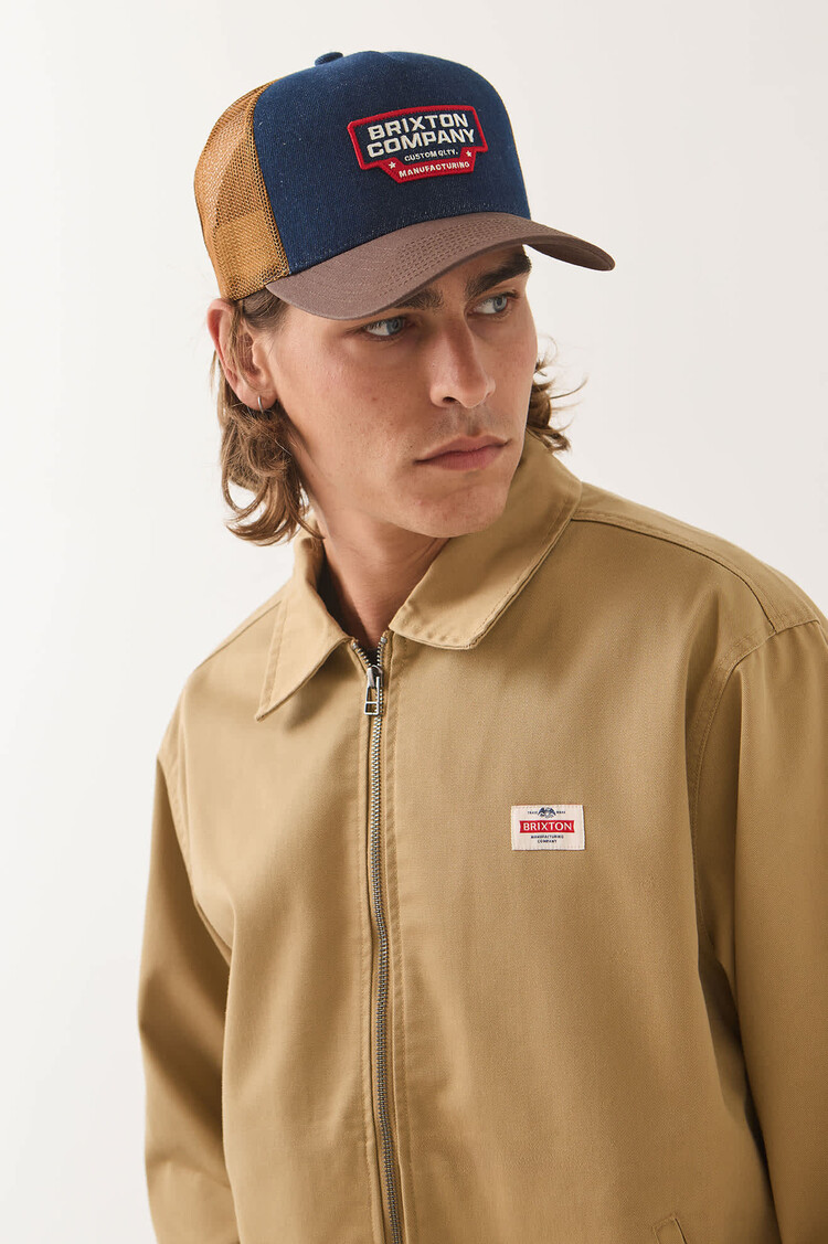 Brixton HOMMES TRADEMARK LIGHTWEIGHT GARAGE ZIP JACKET