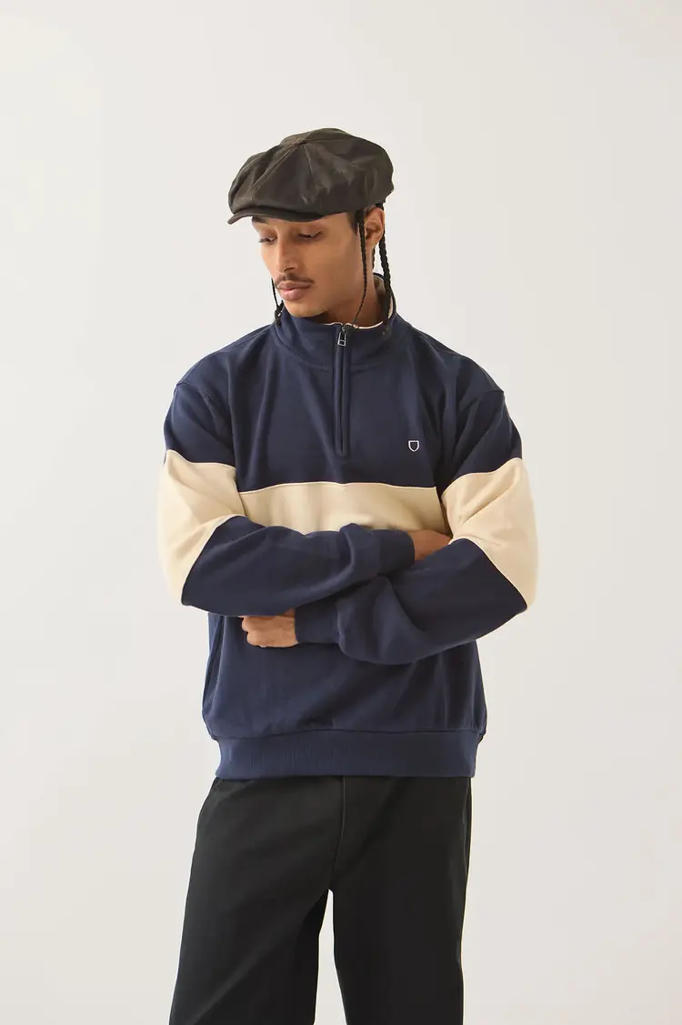 Brixton MEN'S DANVILLE QUARTER ZIP FLEECE