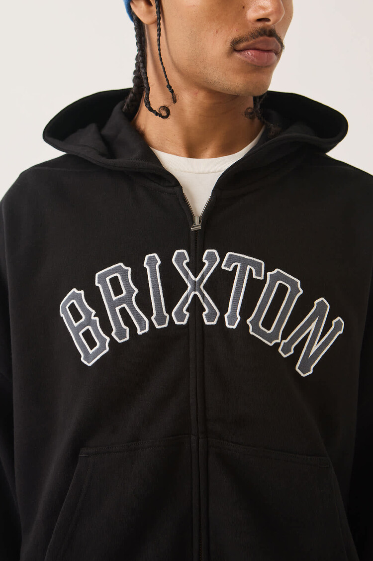 Brixton MEN'S DUGOUT ZIP HOOD FLEECE