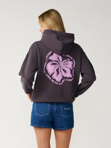 RIP CURL FEMMES SURF PUFF HERITAGE HOOD NINE IRON