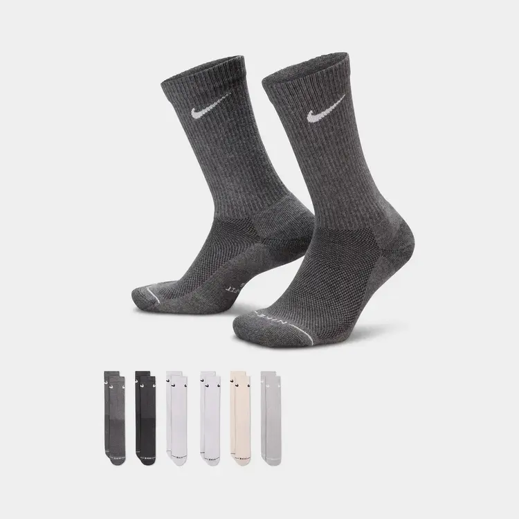 Nike EVERYDAY ELEVATED CREW SOCKS 6 PACK