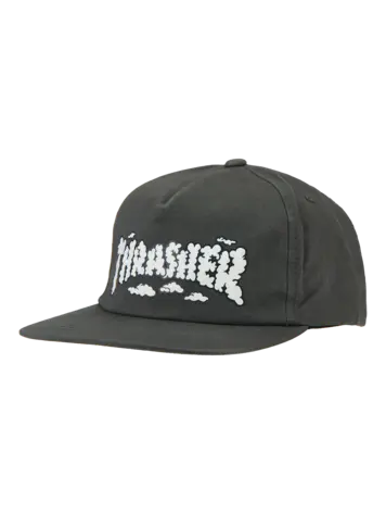 Thrasher MEN'S CLOUDS BY KEVIN SPANKY LONG SNAPBACK CHARCOAL