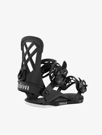 Union Bindings FEMMES ROSA FIXATION DE SNOWBOARD BLACK