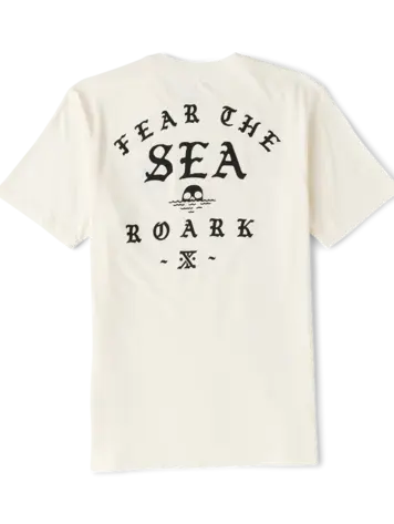 Roark MEN'S FEAR THE SEA PREMIUM TEE OFF WHITE
