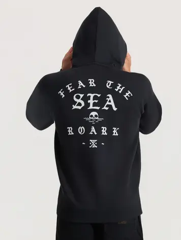 Roark HOMMES FEAR THE SEA HOODIE BLACK