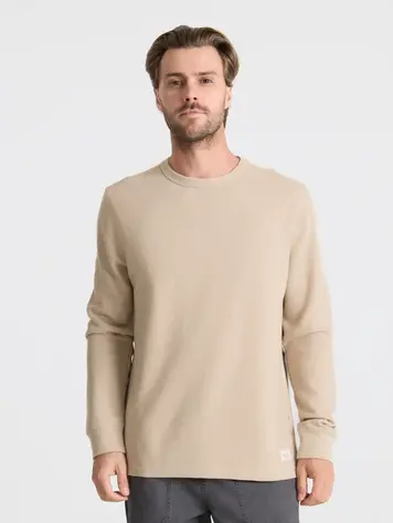 Roark MEN'S WELL WORN THERMAL LONG SLEEVE TEE FOSSIL