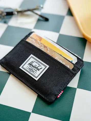 Herschel CHARLIE CARDHOLDER WALLET BLACK