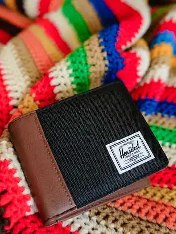 Herschel PORTEFEUILLE HANK BLACK/TAN