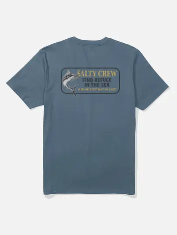 Salty crew HOMMES COORDINATES CREW TEE SLATE