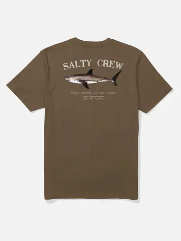 Salty crew MEN'S BRUCE CREW TEE SEPIA