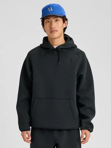 Burton HOMMES SPACECLOUD PULLOVER HOODIE TRUE BLACK HEATHER
