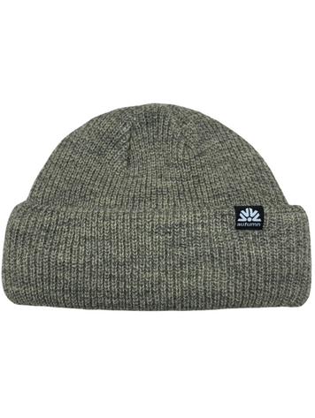 AUTUMN HOMMES DOUBLE ROLL BEANIE CREAM