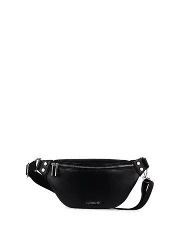 Lambert THE SARAH VEGAN LEATHER BELT BAG BLACK