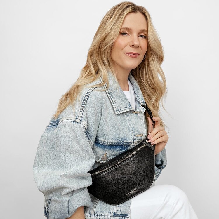 Lambert LE SARAH SAC BANANE CUIR VEGAN