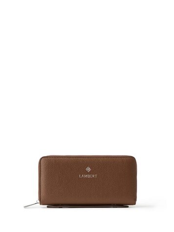 Lambert LE MELI PORTEFEUILLE CUIR VEGAN HAZELNUT