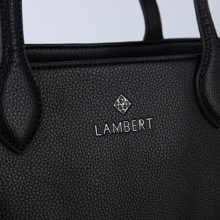 Lambert LE CLAIRE SAC FOURRE-TOUT CUIR VEGAN RECYCLÉ NOIR