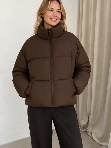 JJXX WOMEN'S MAEVE PUFFER JACKET DEMITASSE