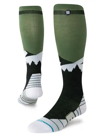 Stance MEN'S DIVIDE WOOL SNOW OTC SOCKS BLACK