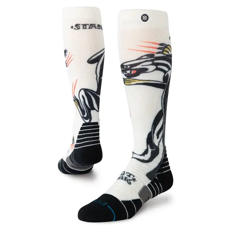 Stance HOMMES BERT KRAK x STANCE BATTLE MID POLY SNOW OTC SOCKS