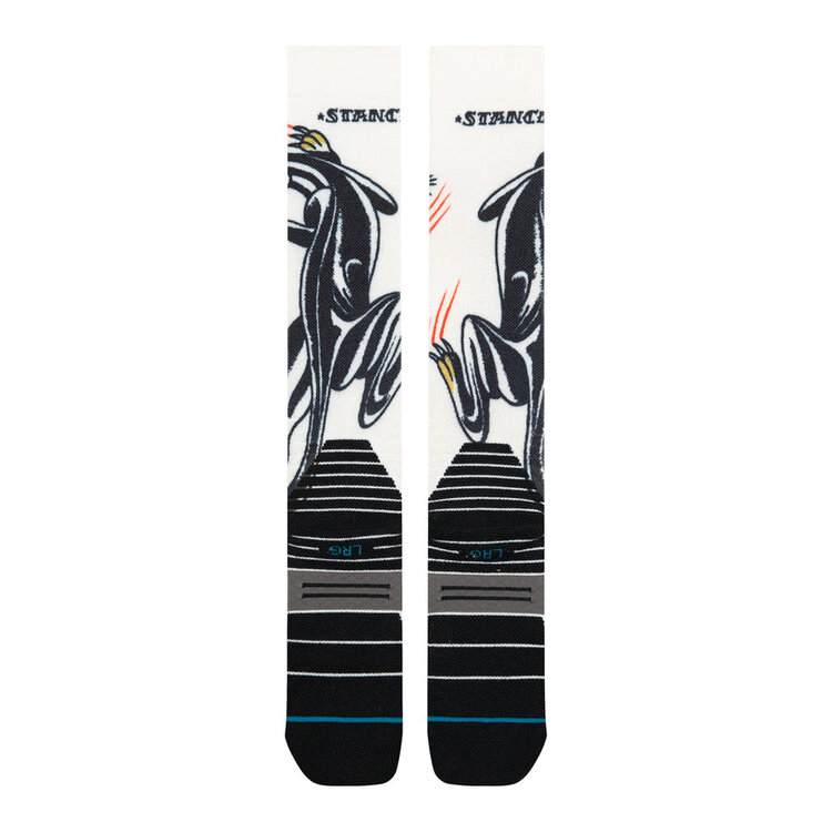 Stance MEN'S BERT KRAK x STANCE BATTLE MID POLY SNOW OTC SOCKS