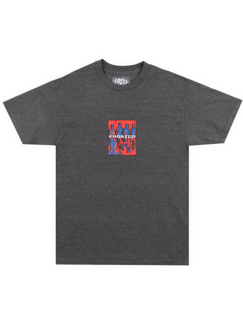 Frosted Skateboards MEN'S HEATCAM T-SHIRT DARK ASH