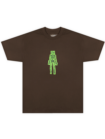 Frosted Skateboards HOMMES XRAY T-SHIRT BROWN