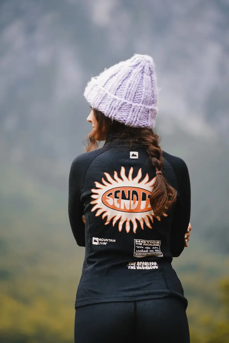 Notice the reckless WOMEN'S SEND IT BASE LAYER TOP