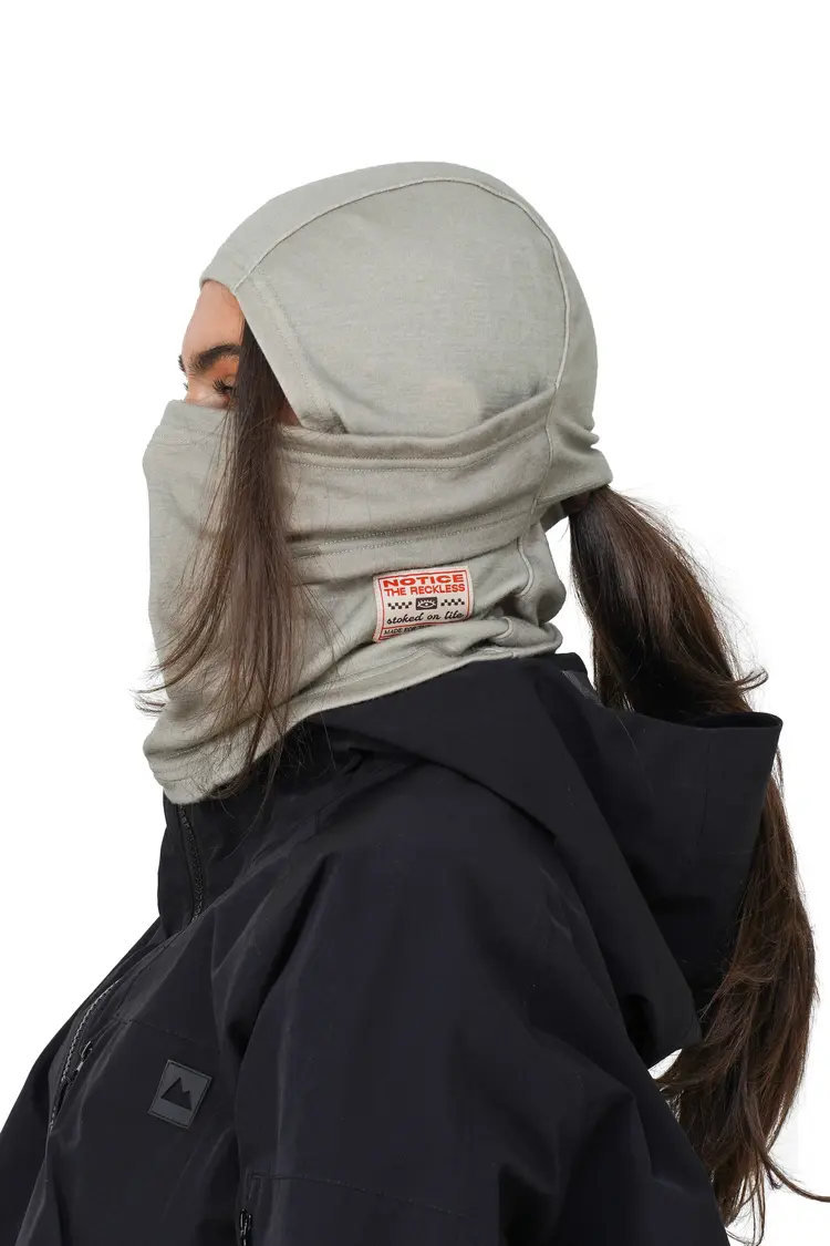 Notice the reckless SAGE MERINO BALACLAVA