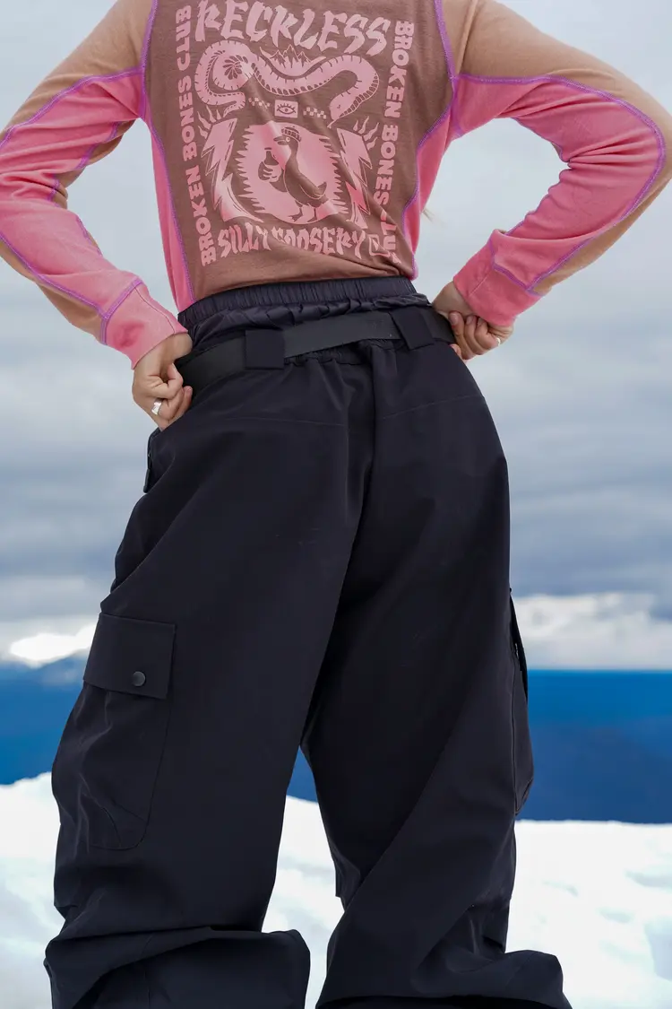 Notice the reckless WOMEN'S THE RECKLESS 3-LAYER OUTER SHELL PANTS